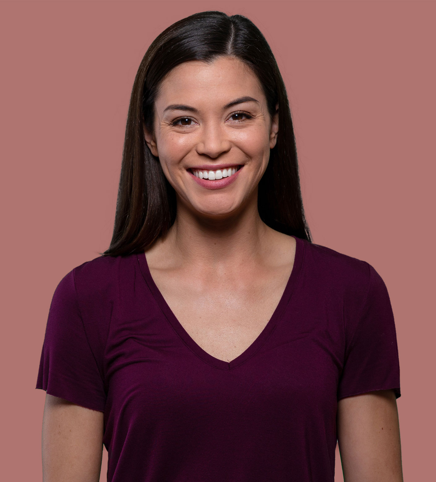woman smiling because she has virtual care access
